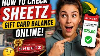 How to check Sheetz gift card balance online