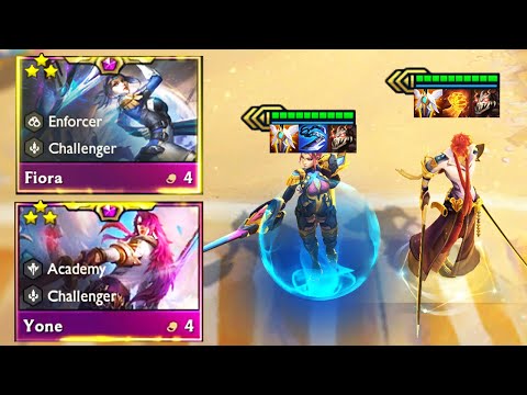 CẶP ĐÔI SONG SÁT FIORA 3 SAO + YONE 3 SAO TẠI ĐTCL MÙA 6 | VỊ TƯỚNG 4 VÀNG KHỎE NHẤT TFT SET 6