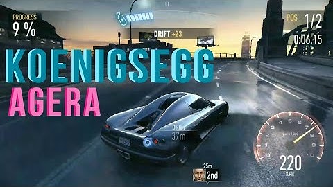 Koenigsegg Agera • NFS No Limits • Gameplay walkthrough.