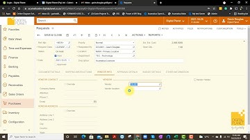 How to Load a Purchase Request on Acumatica