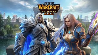 Warcraft 3 Reforged: Human Campaign: The Scourge of Lordaeron 🔴LIVE🔴 Arthas Pt.2