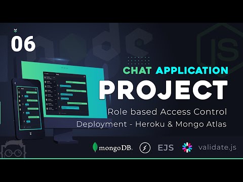 #35 - Project - Part 6 - Authorization & Deployment - Full-stack Node Chat Application in Bangla