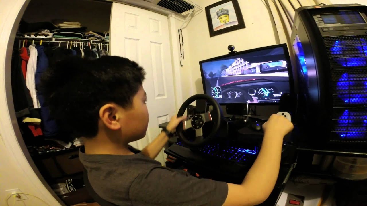 Test drive unlimited 2 PC with Logitech G27 steering wheel