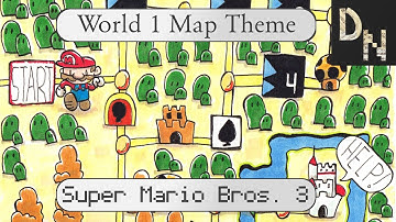 World 1 Map Theme Sega Genesis Remix - Super Mario Bros  3