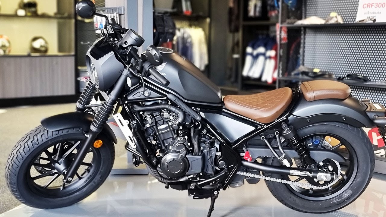 Honda Rebel 500 MAT AXIS GRAY METALLIC 2021 - YouTube