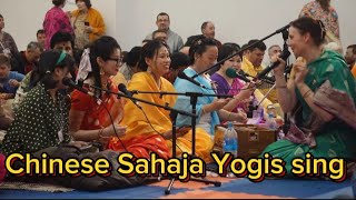 Chinese Sahaja Yogis Sing At The Moscow Festival May 2023. #Sahajayoga#Shrimataji#Meditation