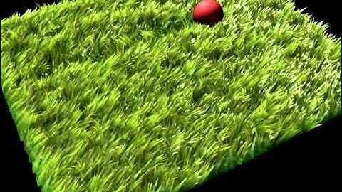 Dynamic Grass Simulation In 3ds Max - Preview