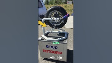 The person who invented the automatic snow chain was a genius. #shorts