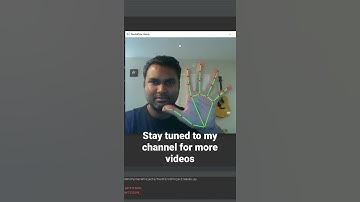 Hand Detection using OpenCV #shorts