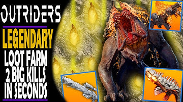 OUTRIDERS -TONS OF LOOT - INSANE LEGENDARY FARM - TITANIUM, RESOURCES AND MORE IN MINUTES!!
