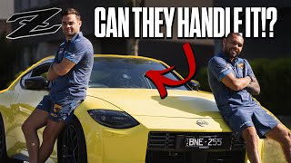 AFL Players vs IMPOSSIBLE Driving Test In a Nissan Z