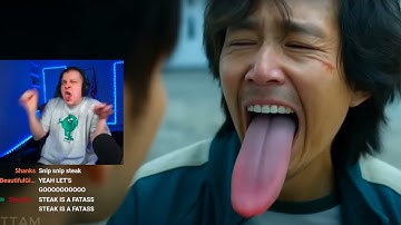 steak reacts to Squid Game RUINED by AI 💀 (pt.7)