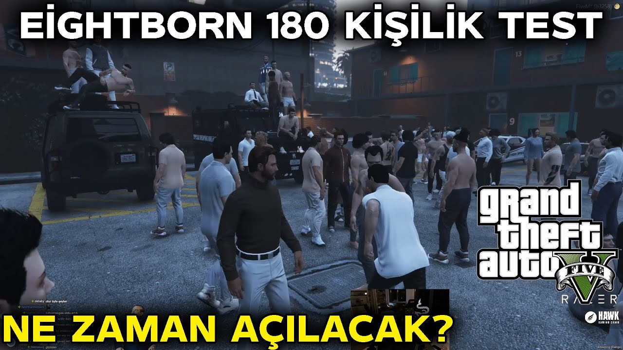 ELRAEN EİGHTBORNA GİRİYOR I 180 KİŞİLİK TEST I NE ZAMAN AÇILACAK? I GTA V RP