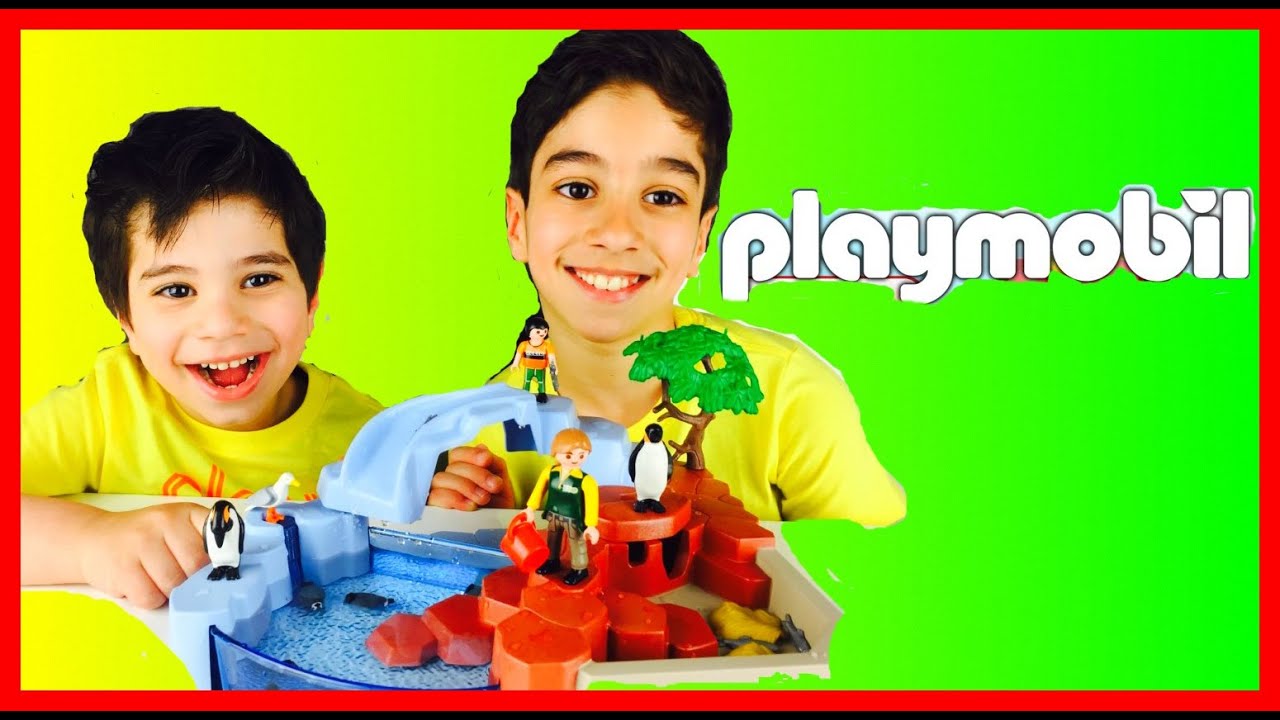 Zoo Playmobil Superset 4013 bassin des pingouins - Playmobil penguin pool