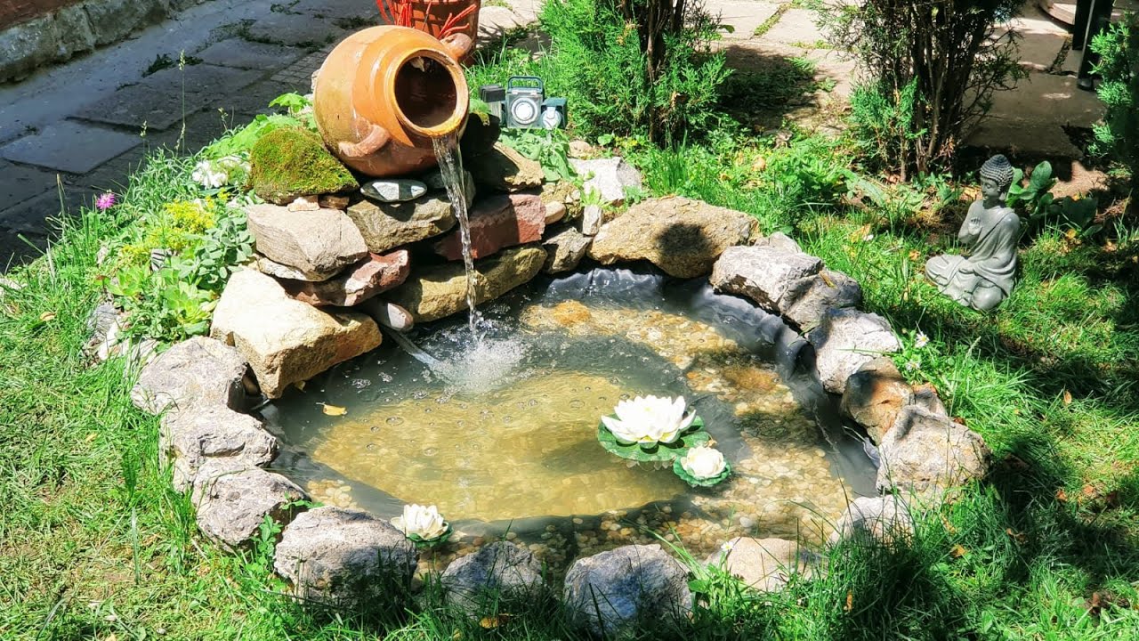 Diy Small Garden Pond With Waterfall