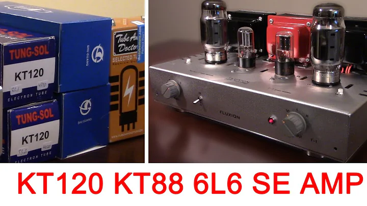 introducing FLUXION model F-1 prototype; 17W SE tube power amplifier ; KT120 KT88 6L6GC Ultra Linear