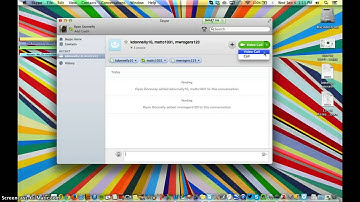Making a Conference Call on Skype (Mac)