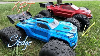 Traxxas Sledge Vs Traxxas XRT Off Road Speed Challenge