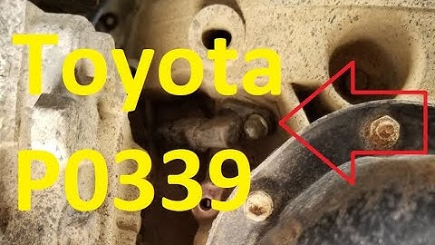 Causes and Fixes Toyota P0339 Code: Crankshaft Position Sensor A Circuit Intermittent