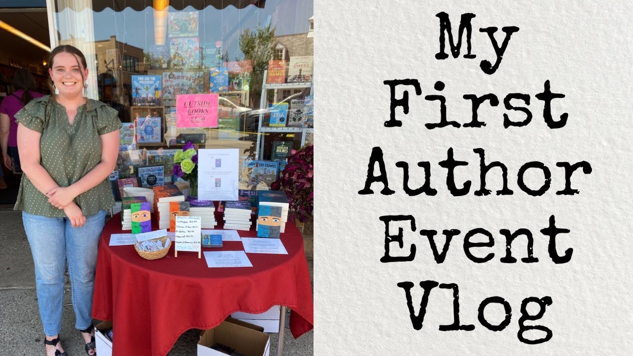 My First Author Event Vlog - YouTube