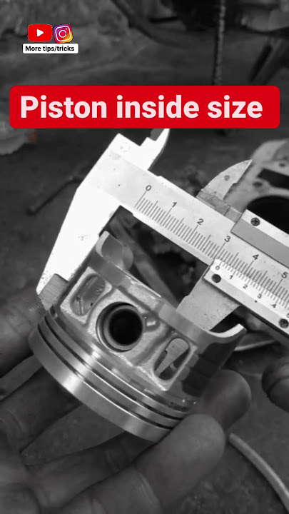 Piston size ✅