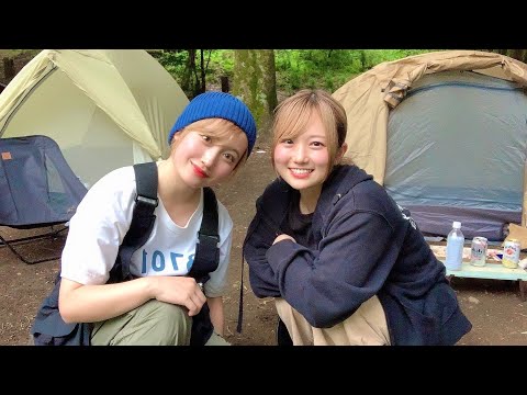 滝沢園キャンプ場でりおちゃんと初キャンプ！