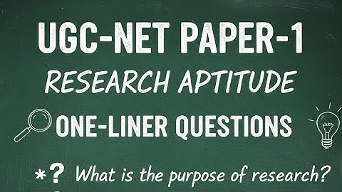 Ugc Net Research Aptitude MCQ Paper 1 । UGC NET Dec 2025-26 Important & Expected Questions । Net JRF