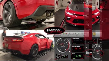 2017 Camaro SS Headers Before and After Dyno Tune | Blackdog Speed Shop