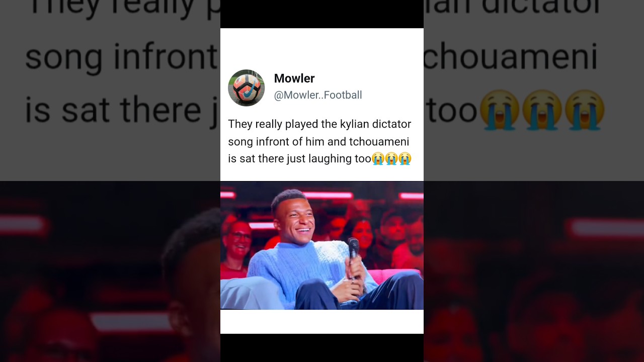 they really played the kylian dictator song infront of him 😭 #shorts #footballmemes #mbappe #fyp