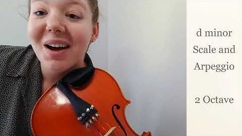 Viola | d minor Scale and Arpeggio - 2 Octave