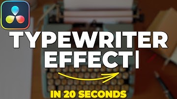 How To Make TYPEWRITER Effect in Davinci Resolve