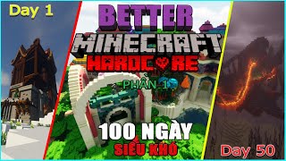 TÓM TẮT 100 NGÀY BETTER MINECRAFT SIÊU KHÓ ( PART1 )