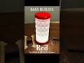 Red Base and Top to the LED Lamp & Vase - Vibrant Color - Unique Design - only at #BMABUILDS