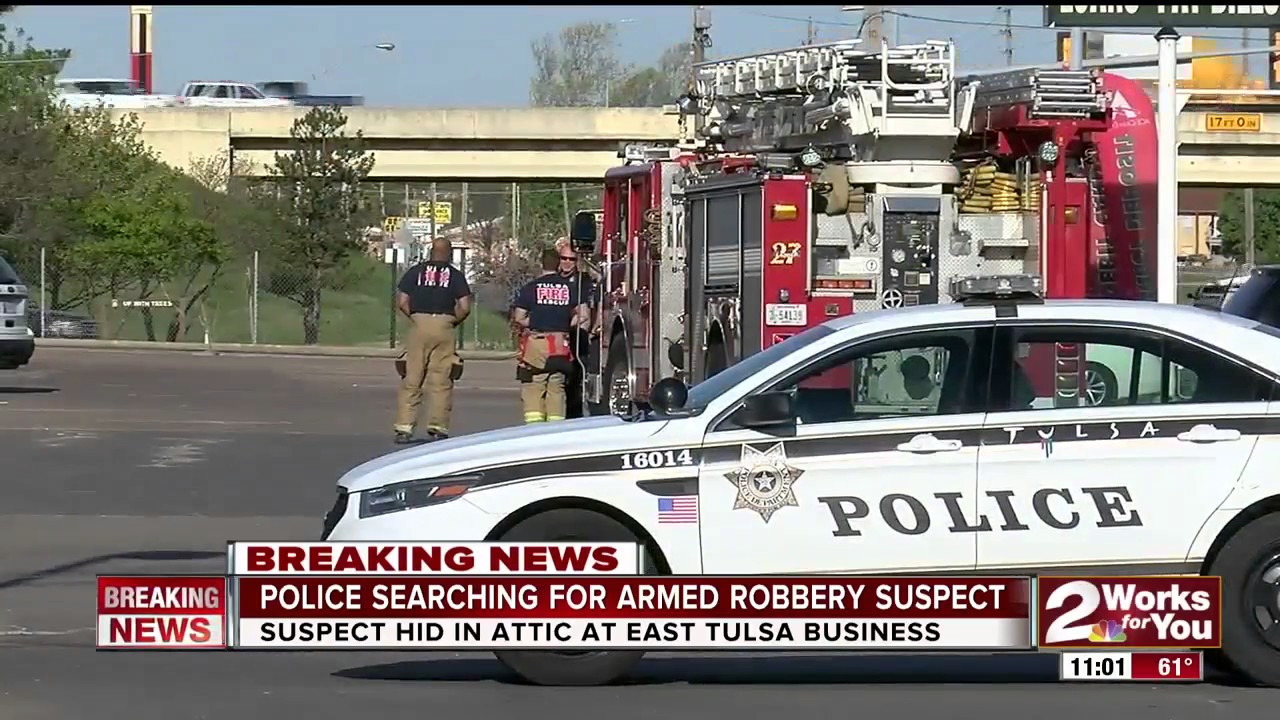 Tulsa Police search for armed robber after threatening an Ace Cash ...
