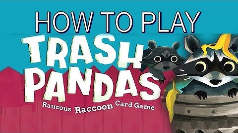 Game Review: How to Play Trash Pandas by Gamewright Games