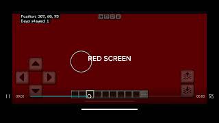 Red Screen (sneak peek [when swimming in lava creative mode bro!!!!!!!!!!!!!!!!!!!!!!!!!!!!!!!!!!!])