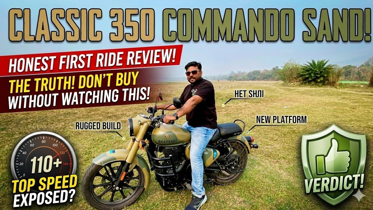 Retay Commando Sand Commando Sand 350 First Ride: Worth 2.5 Lakhs? 🤔 (Honest Review ...