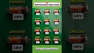 Voltage limit specification of SMD germanium zener diode #shorts #diy #electronic #tv #audio #repair