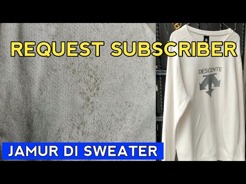 Noda Bintik Hitam di Sweater putih -TIPS LAUNDRY SEDERHANA