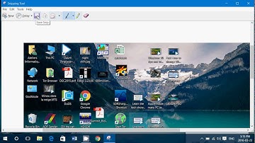 Windows 8.1 10 Tips and tricks Use the Snipping tool make a screen capture and have bonus features