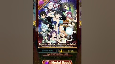 Suguha medal scout Sao MD