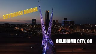 Skydance Bridge at Scissortail Park in Oklahoma City, Oklahoma!