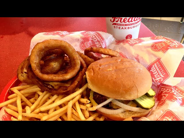  Freddy's Steakhouse Famous Steakburger and Fry