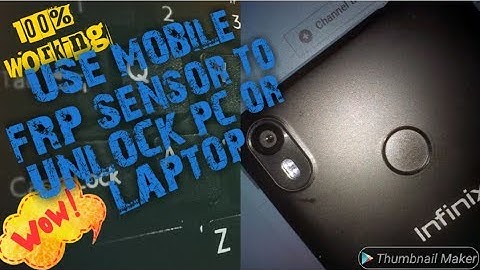 HOW TO USE YOUR MOBILE PHONE FINGERPRINT SENSOR TO UNLOCK PC|NO ROOT|Remote Fingerprint unlock
