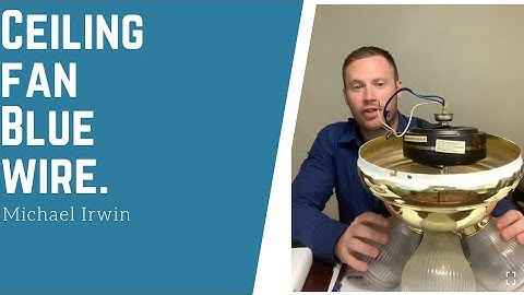 Ceiling Fan Wire Colors | Why does My ceiling Fan Have A Blue wire?