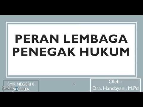 Lembaga Penegak Hukum