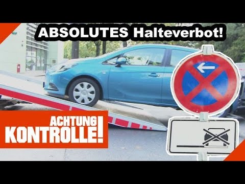 Parken im absoluten Halteverbot: Fahrer zeigt keine Einsicht! | Achtung Kontrolle | Kabel Eins