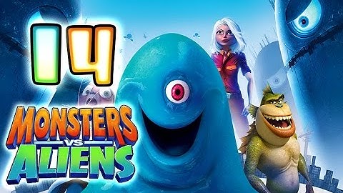 Monsters VS Aliens Walkthrough Part 14 (PS3, X360, Wii, PS2) ~ B.O.B. Level 14