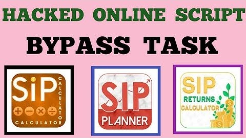 SIP RETUNS / SIP PLANNER / SIP CALCULATOR HACKED ONLINE SCRIPT BYPASS TASK IN TAMIL