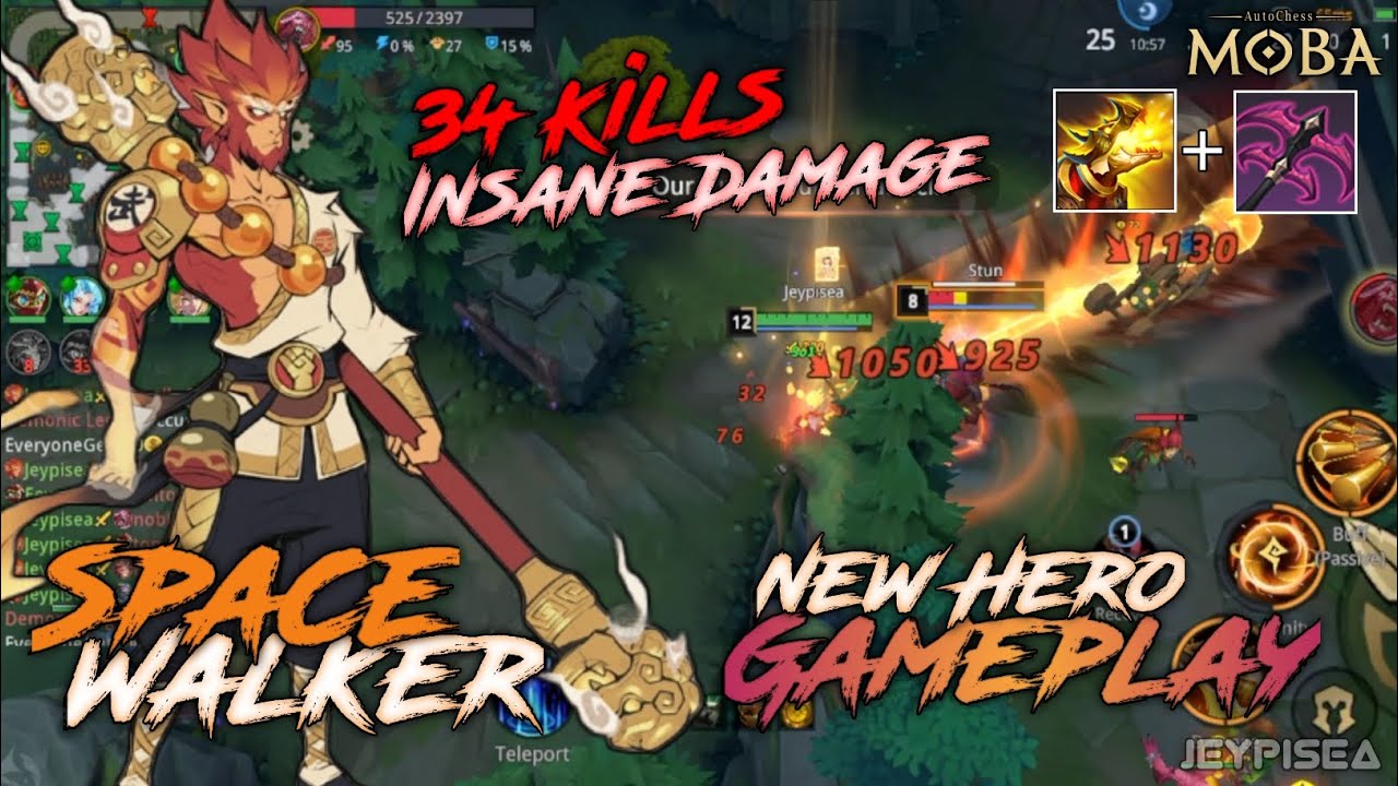 New Hero [ Space Walker Gameplay + Build ] // Insane Crit Damage ...